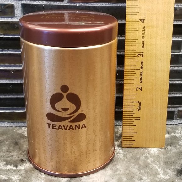 Teavana Kitchen Set Of 4 Teavana Tin Metal Loose Tea Storage